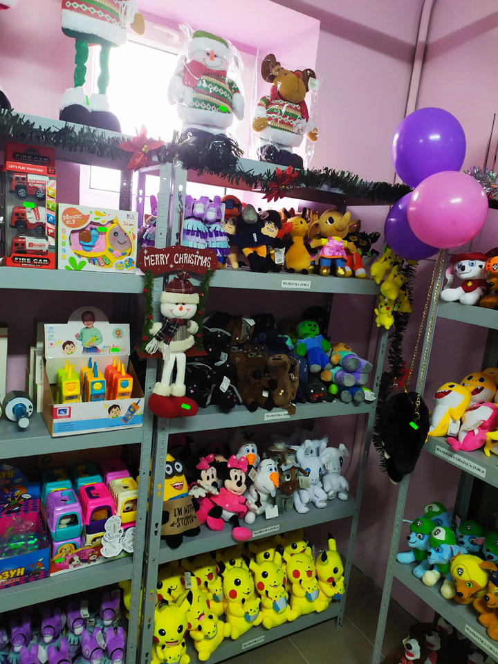 Zabawki - sklep w Wołominie - wnętrze